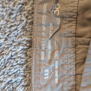 Save Khaki United men's khaki chinos size 38